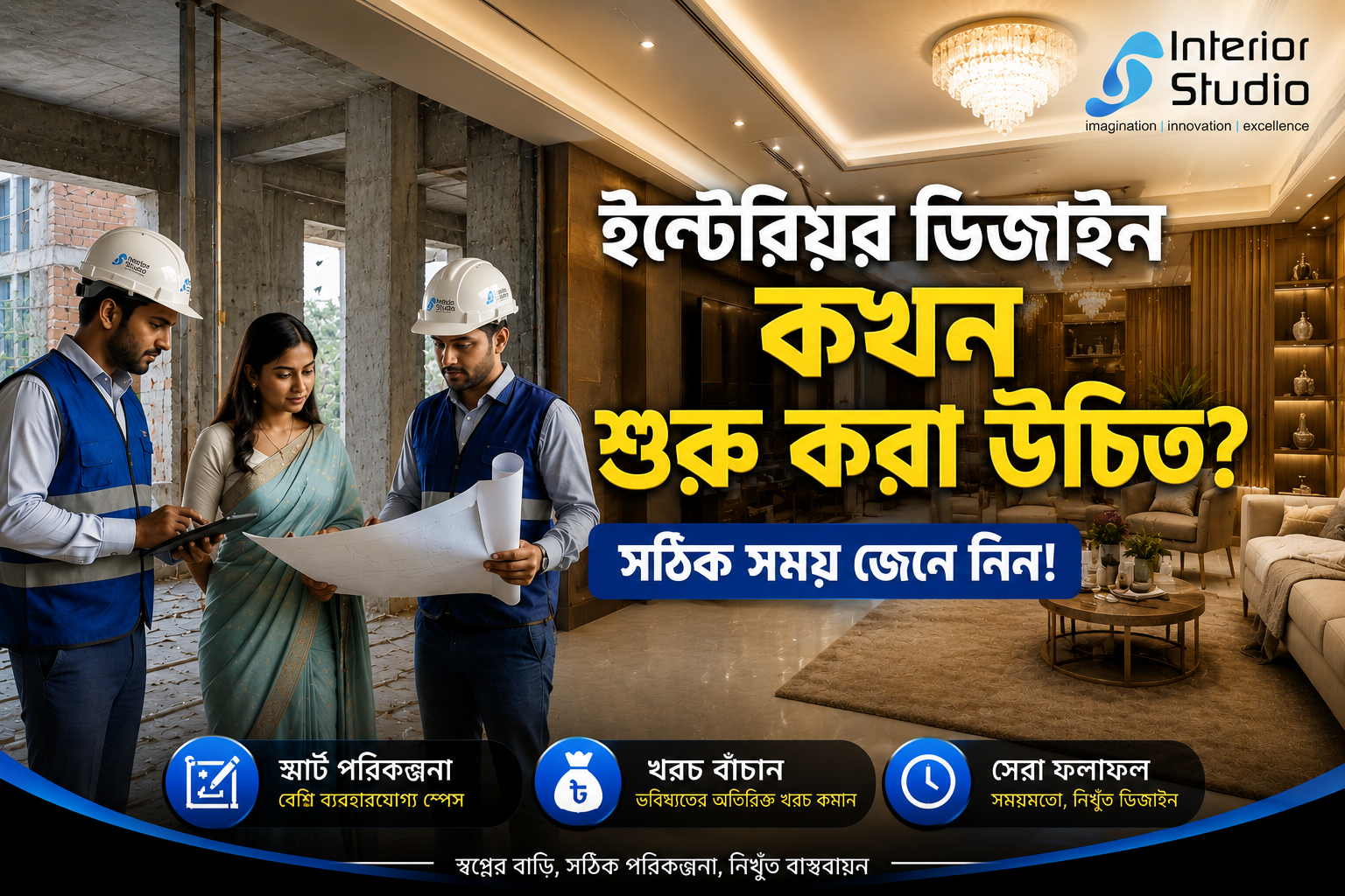 ইন্টেরিয়র ডিজাইন কখন শুরু করা উচিত?
