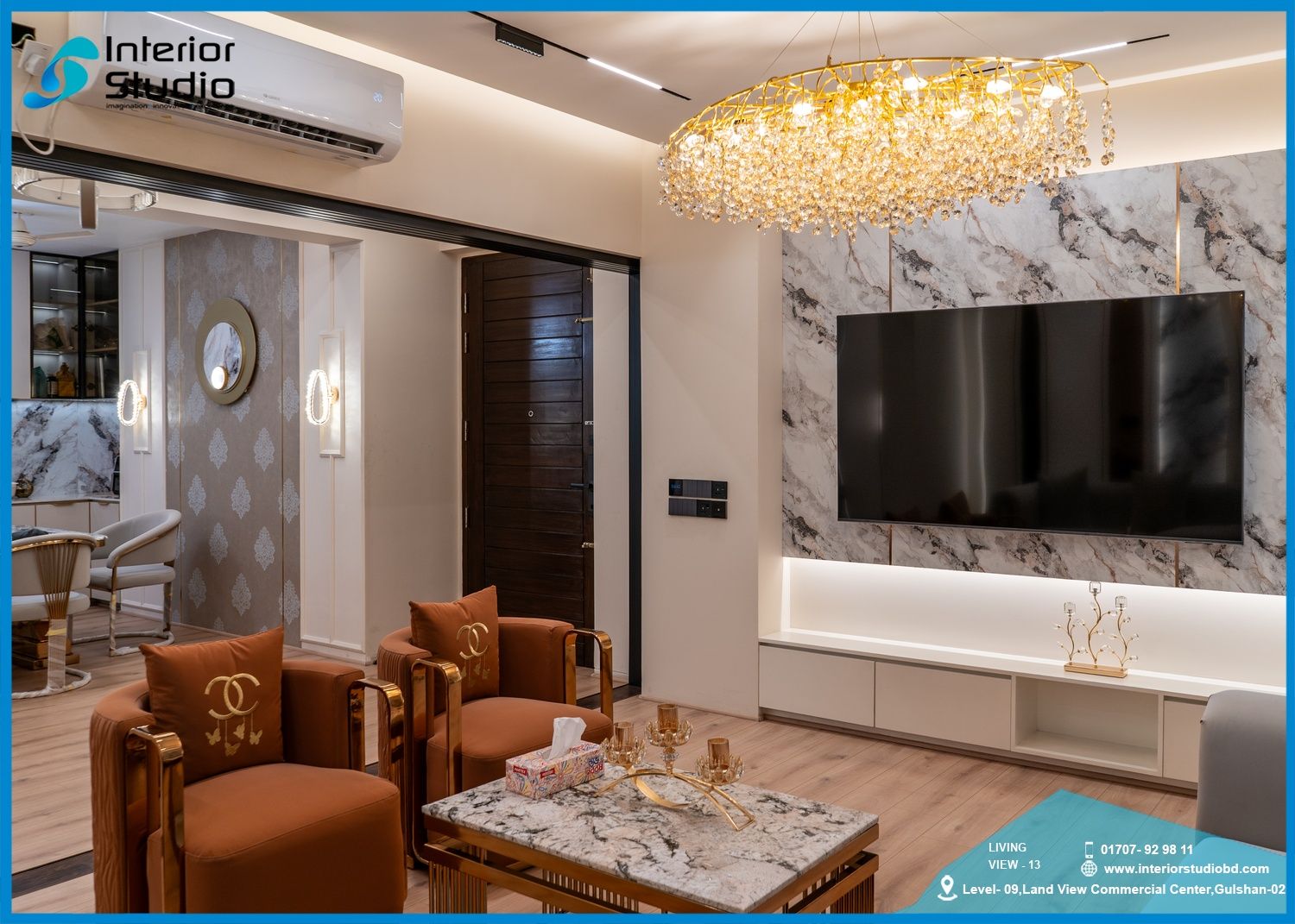 2000 SFT Luxury Apartment Interior Design - Media 1